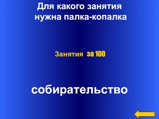 Для какого занятия нужна палка-копалка собирательство Занятия за 100