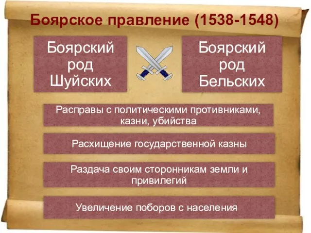 Боярское правление (1538-1548)