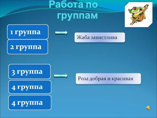 Работа по группам