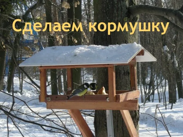 Сделаем кормушку