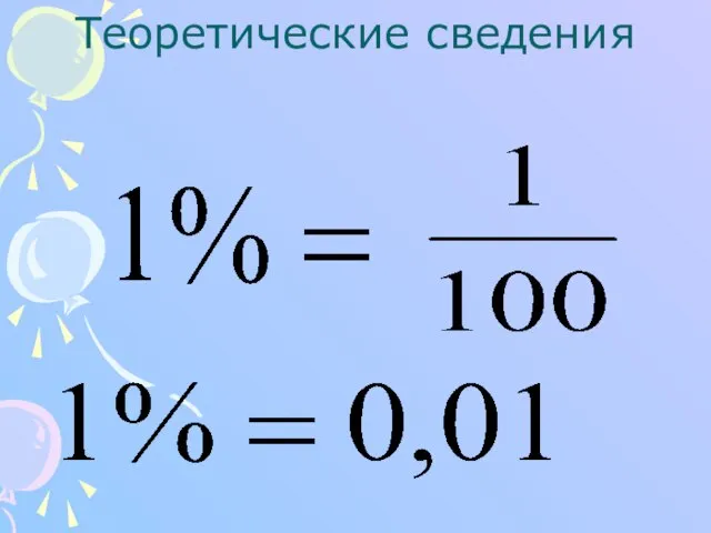 Теоретические сведения