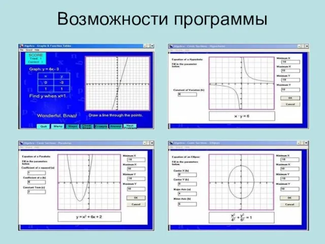 Возможности программы