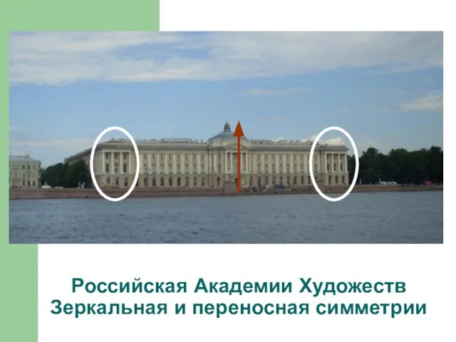 Российская Академии Художеств Зеркальная и переносная симметрии