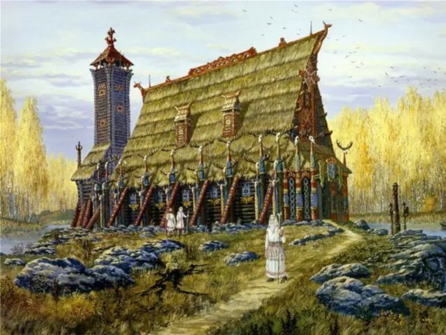 Обширные, богато украшенные храмы Велеса были во многих местах русской земли: вблизи
