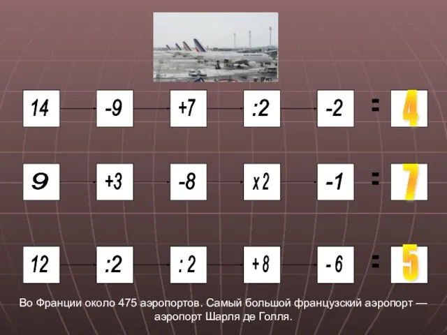 Во Франции около 475 аэропортов. Самый большой французский аэропорт — аэропорт Шарля