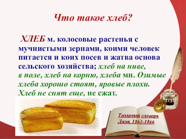 Что такое хлеб? ХЛЕБ м. колосовые растенья с мучнистыми зернами, коими человек