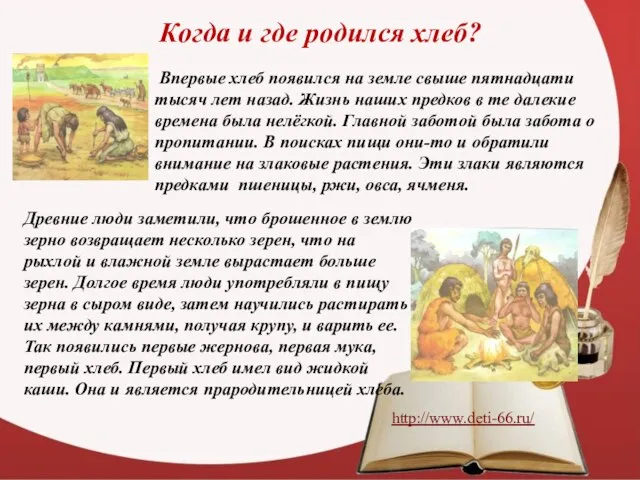 Когда и где родился хлеб? Впервые хлеб появился на земле свыше пятнадцати