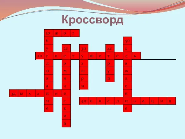 Кроссворд