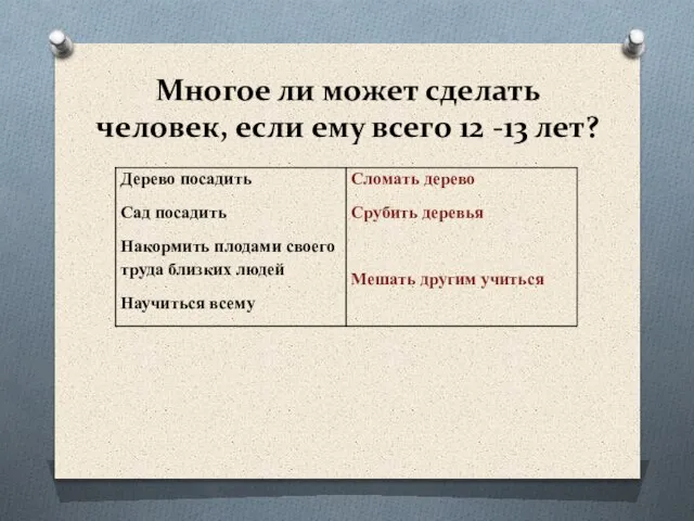 Многое ли может сделать человек, если ему всего 12 -13 лет?