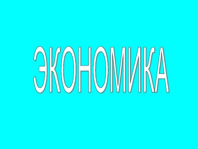 ЭКОНОМИКА