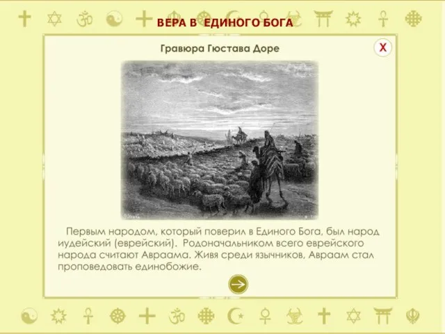 ВЕРА В ЕДИНОГО БОГА