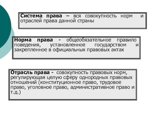 Норма права - общеобязательное правило поведения, установленное государством и закрепленное в официальных