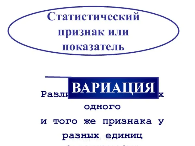 Астафурова И.С. Различие в значениях одного и того же признака у разных