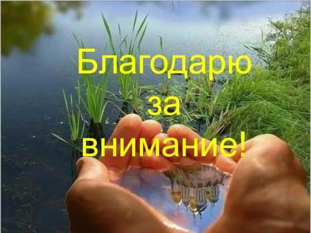 Благодарю за внимание!