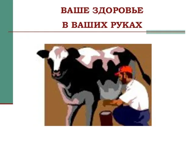 ВАШЕ ЗДОРОВЬЕ В ВАШИХ РУКАХ