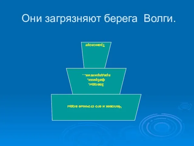 Они загрязняют берега Волги.