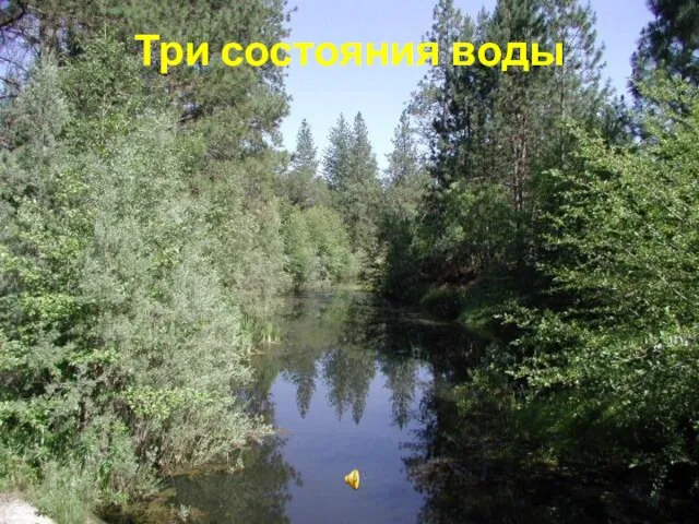 Три состояния воды