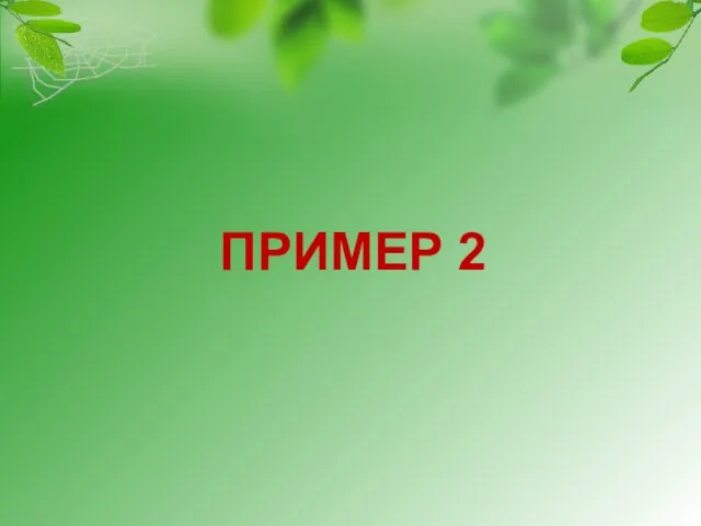 ПРИМЕР 2