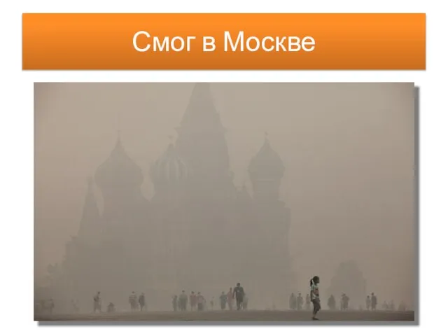 Смог в Москве