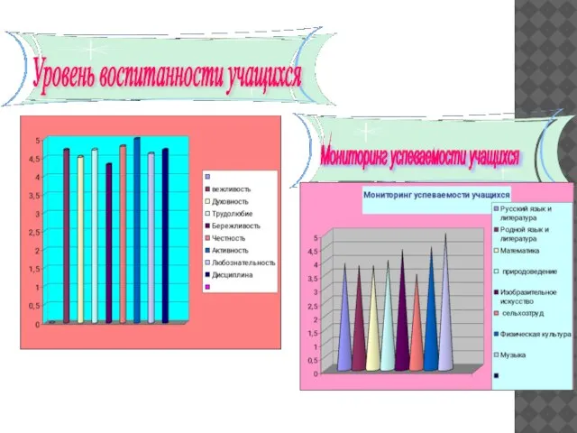 Уровень воспитанности учащихся Мониторинг успеваемости учащихся