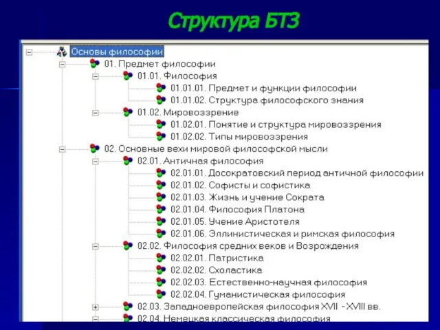 Структура БТЗ