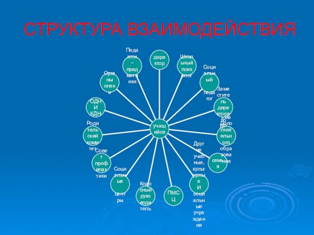 СТРУКТУРА ВЗАИМОДЕЙСТВИЯ