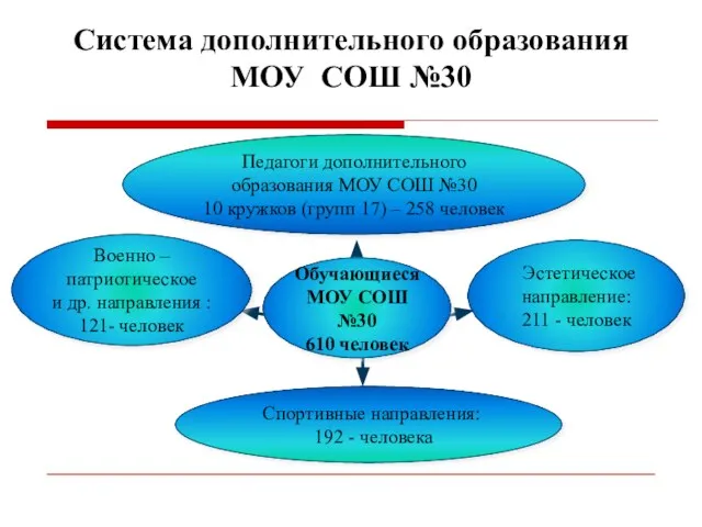 Система дополнительного образования МОУ СОШ №30