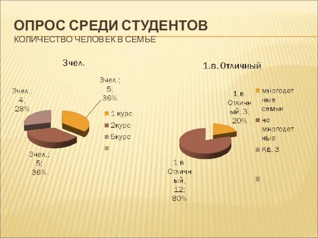 ОПРОС СРЕДИ СТУДЕНТОВ КОЛИЧЕСТВО ЧЕЛОВЕК В СЕМЬЕ