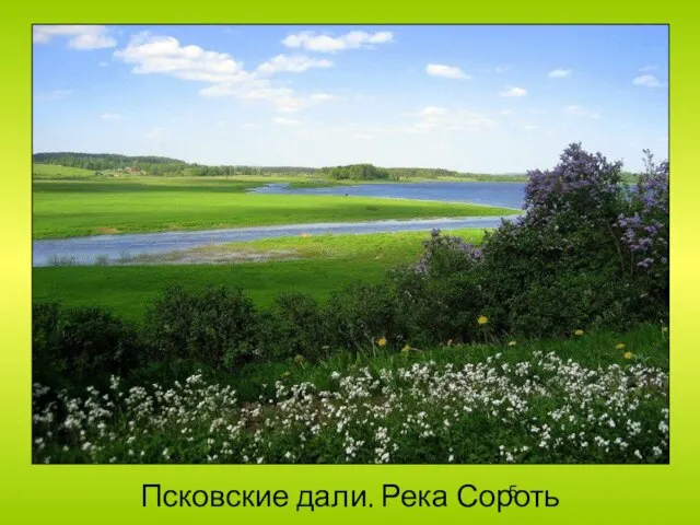 Псковские дали. Река Сороть