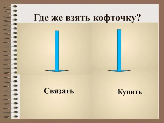 Купить Где же взять кофточку? Связать