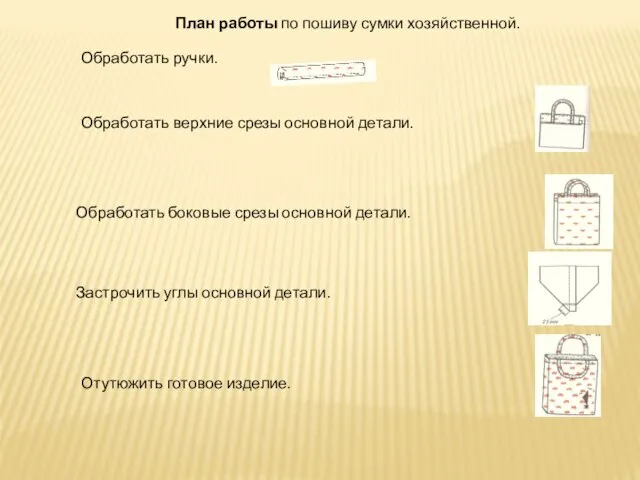 Обработать ручки. Обработать боковые срезы основной детали. Обработать верхние срезы основной детали.