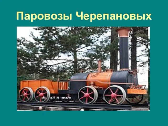 Паровозы Черепановых