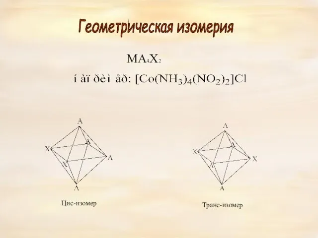 Геометрическая изомерия
