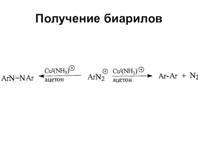 Получение биарилов