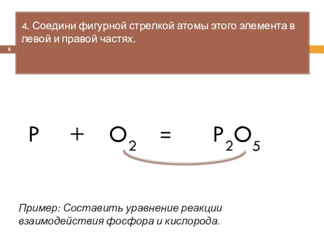 = 4. Соедини фигурной стрелкой атомы этого элемента в левой и правой