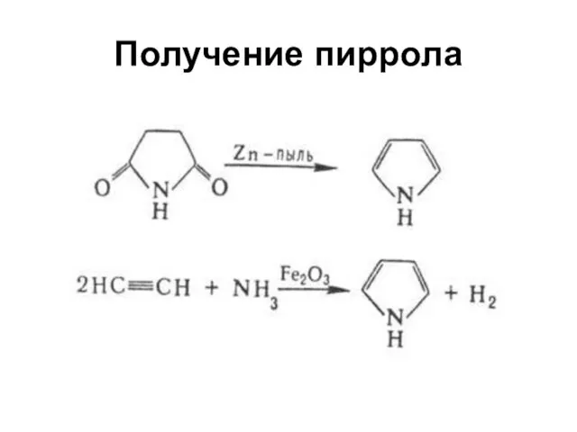 Получение пиррола