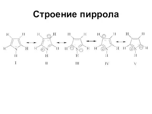 Строение пиррола