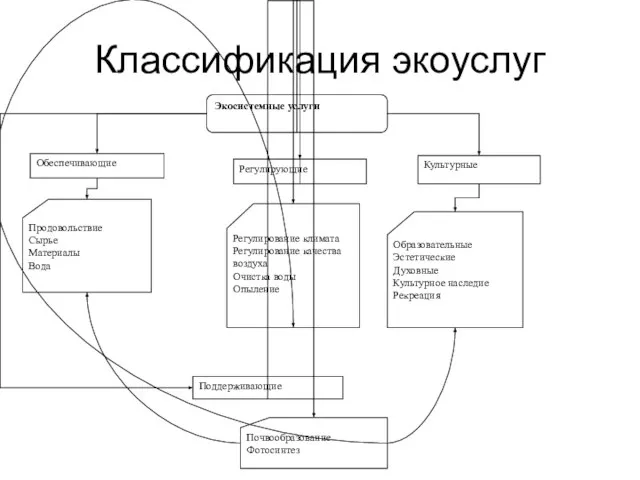 Классификация экоуслуг