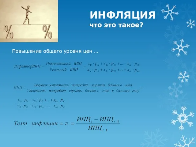 ИНФЛЯЦИЯ что это такое? Повышение общего уровня цен …