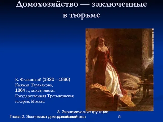 Глава 2. Экономика домохозяйства 8. Экономические функции домохозяйства Домохозяйство — заключенные в