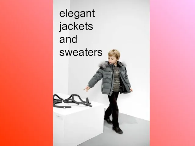 elegant jackets and sweaters