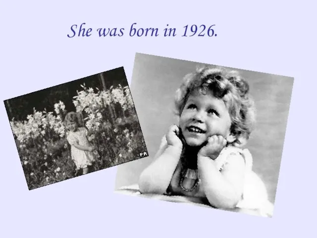 She was born in 1926.