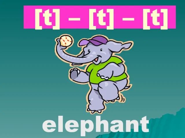 [t] – [t] – [t] elephant