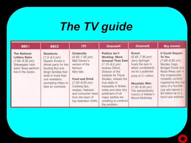 The TV guide