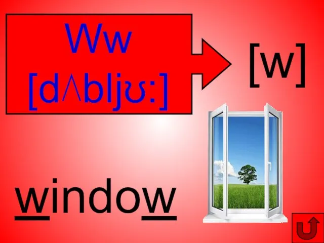 Ww [d⋀bljʊ:] [w] window