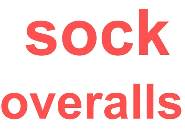 sock overalls