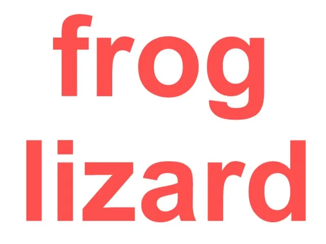 frog lizard