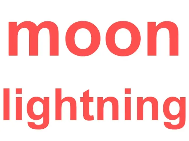 moon lightning