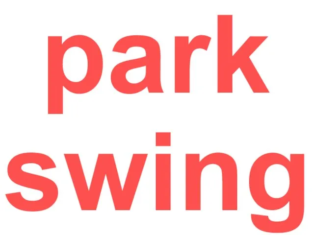 park swing