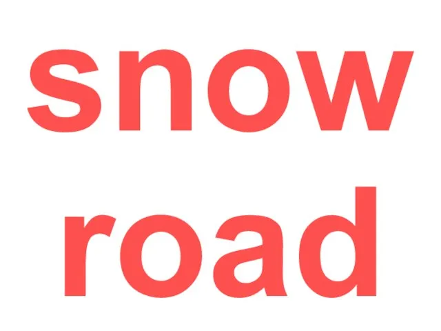 snow road